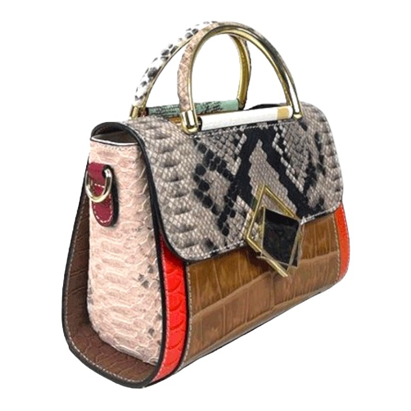 Elegantná dámska kožená kabelka AA00100