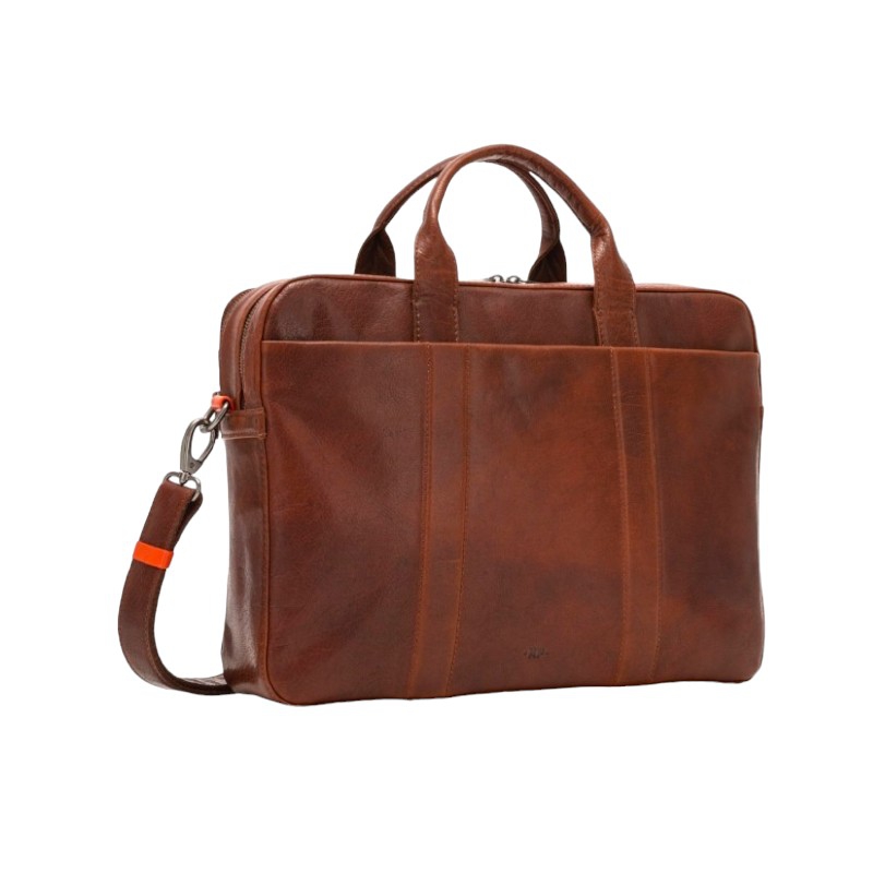 Veľká elegantná pánska kožená taška AA00028