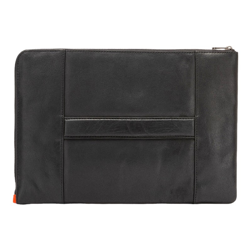 Pánska kožená taška v čiernej farbe AA00026