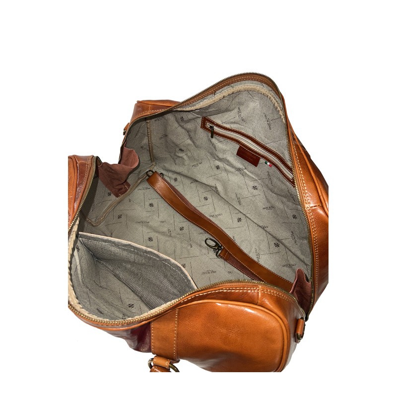 Veľká unisex kožená cestovná taška AA00108