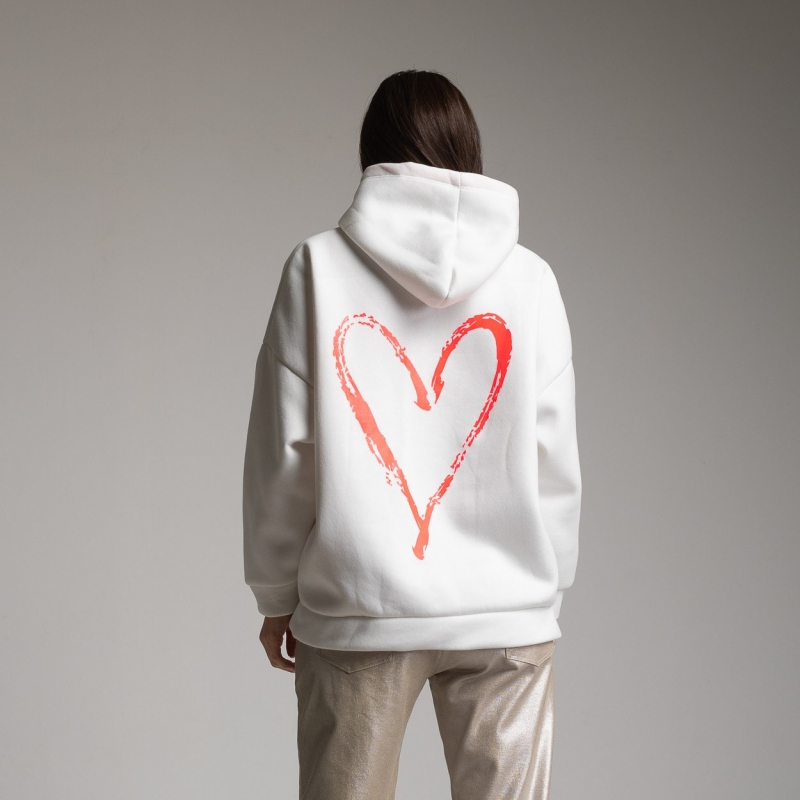 Biela tepláková bunda WA28