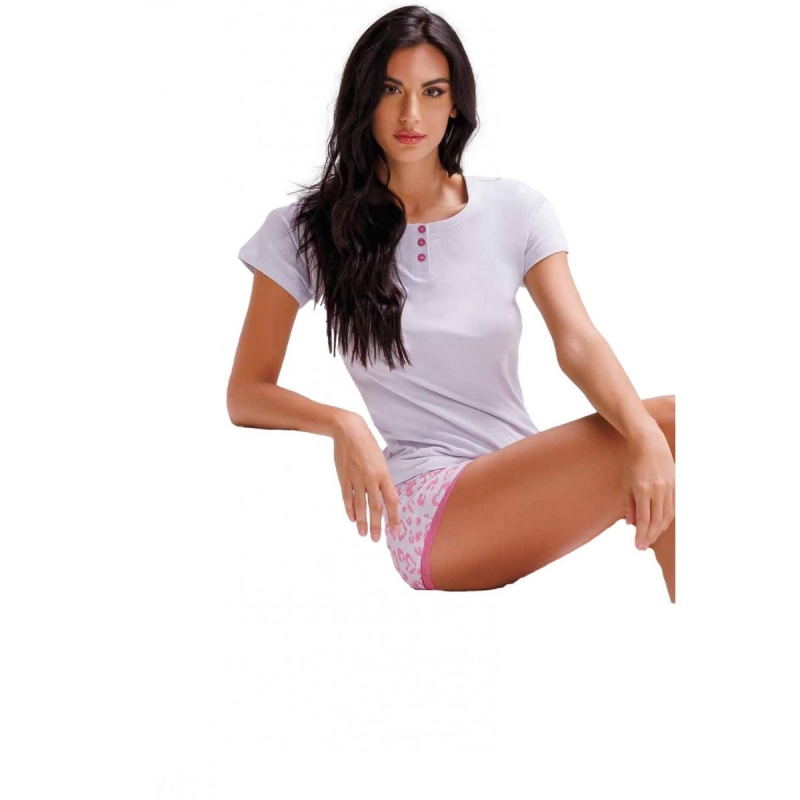 Dámske fuksiové pyžamo 77499V