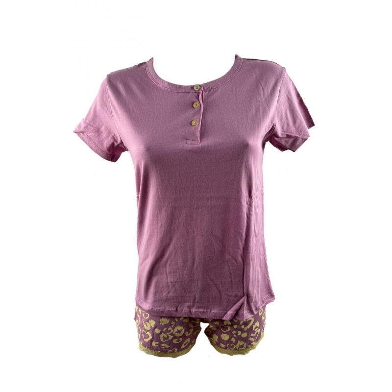 Dámske fuksiové pyžamo 77499V