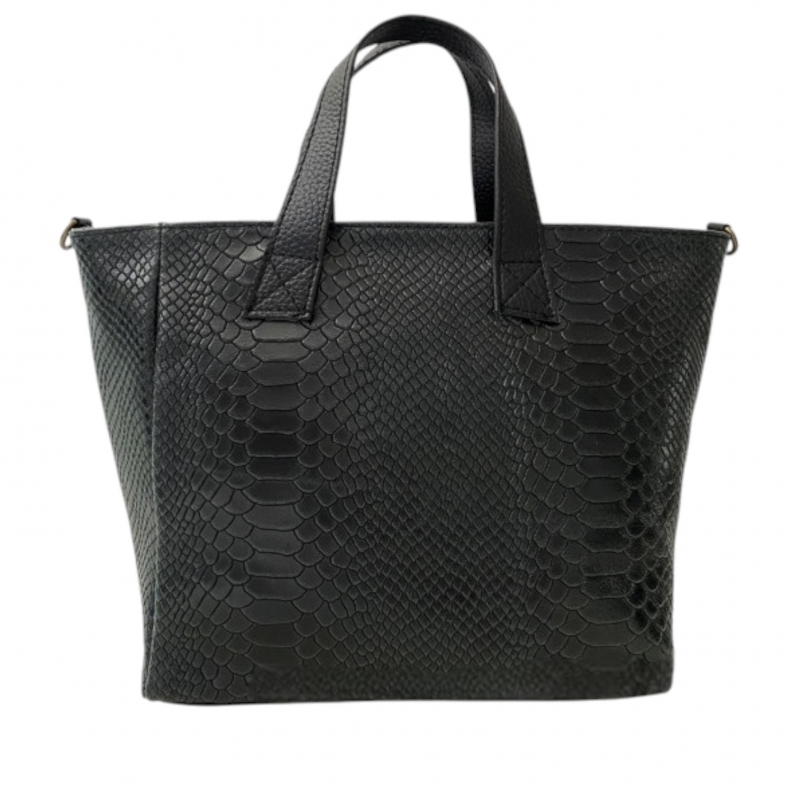 Stredne veľká kožená kabelka AA00316