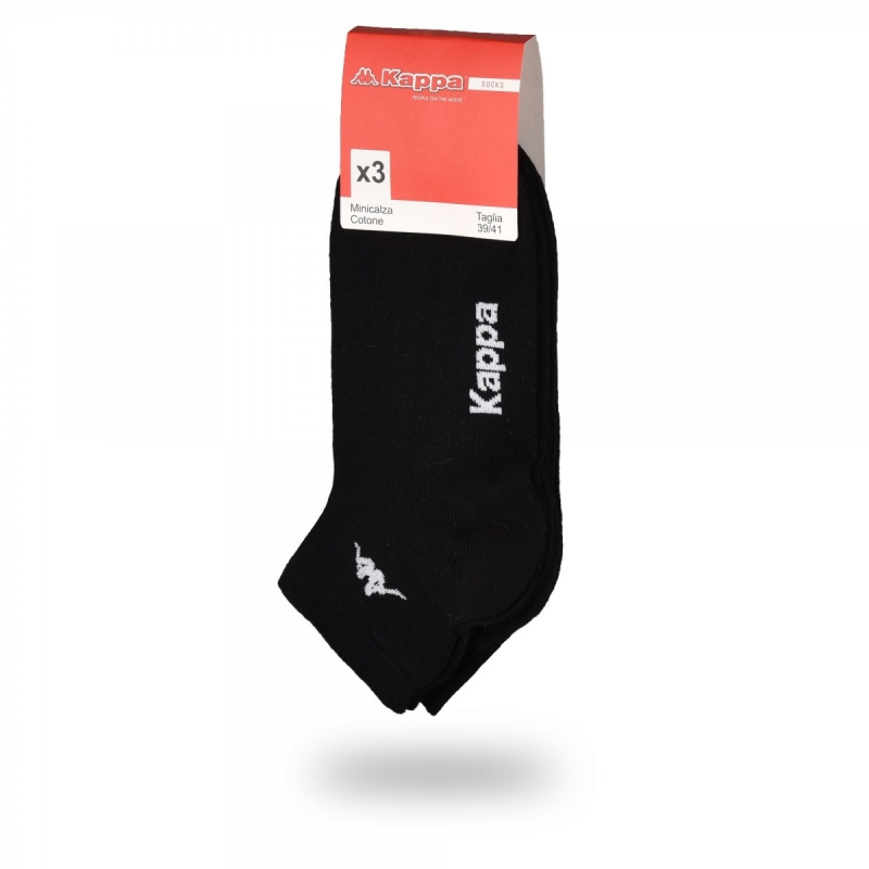 Čierne pánske ponožky Kappa K004 Black