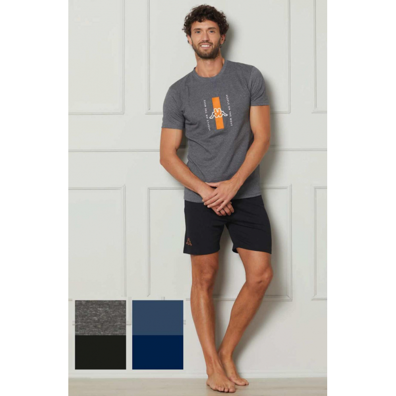 Pánske pyžamo Kappa KMS25427 Grey