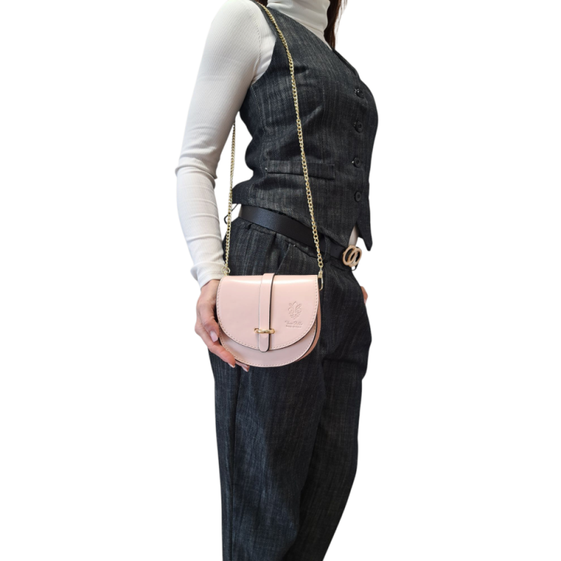 Malá dámska kožená kabelka AA00327