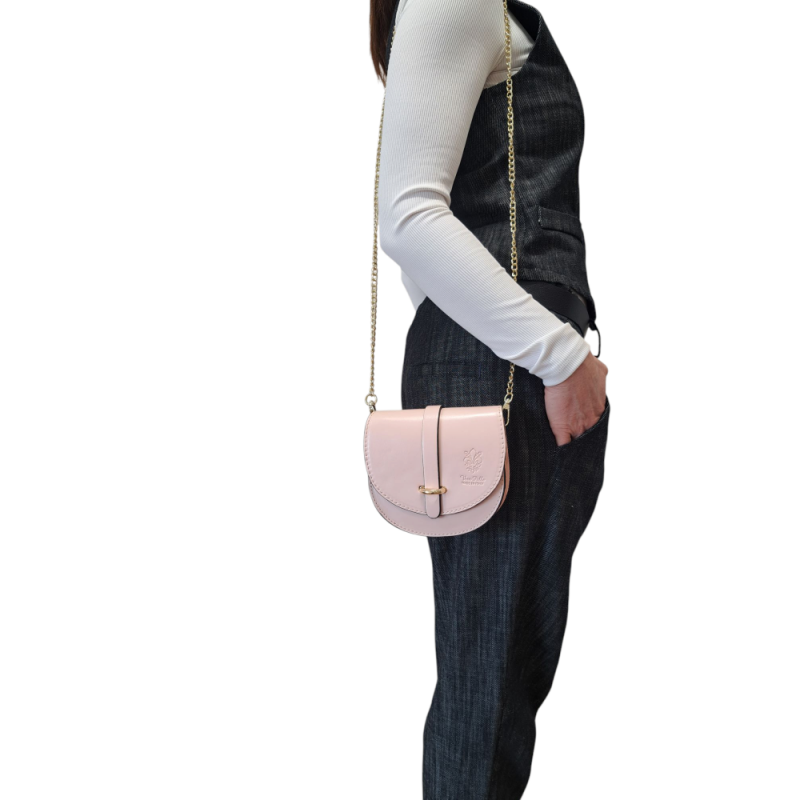 Malá dámska kožená kabelka AA00327