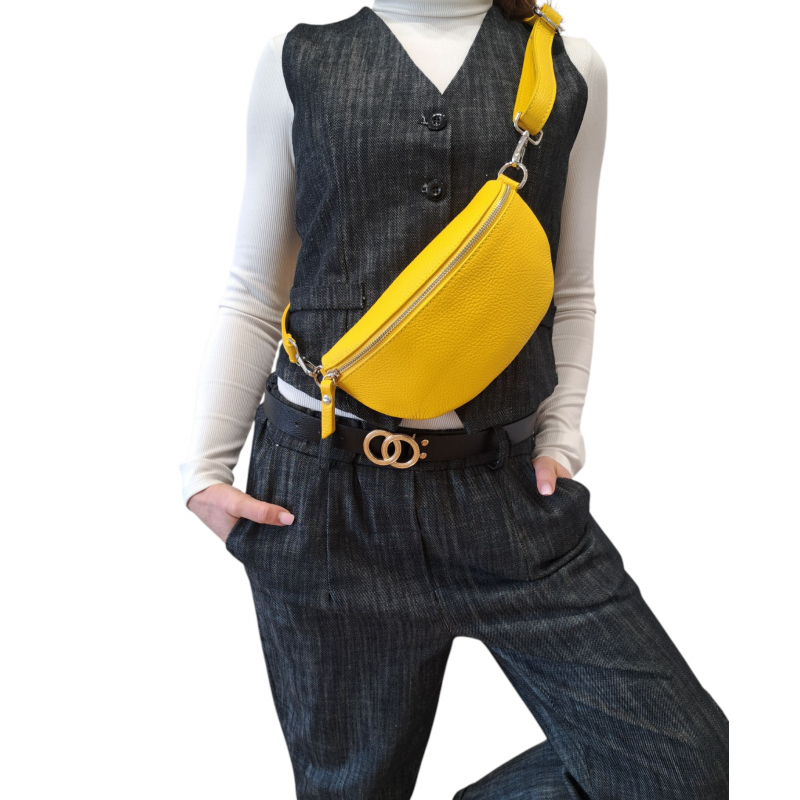 Žltá kožená ľadvinka AA00357