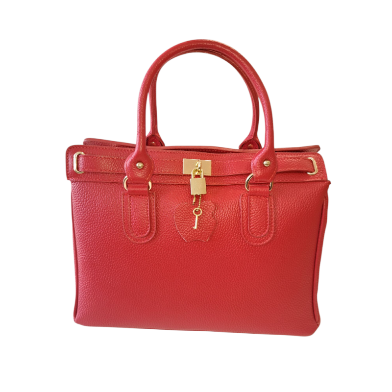 Elegantná dámska kožená kabelka AA00347