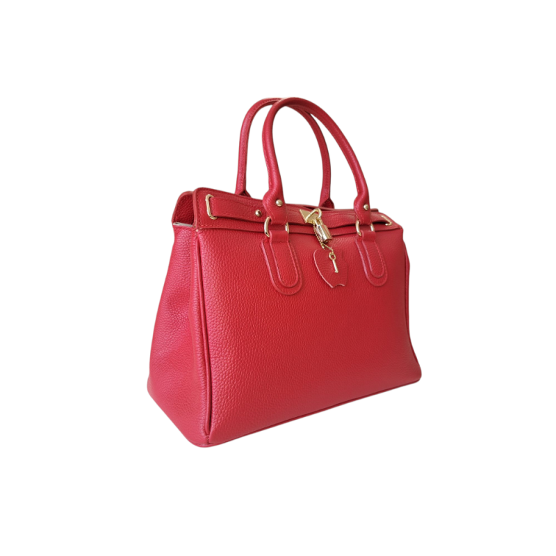 Elegantná dámska kožená kabelka AA00347