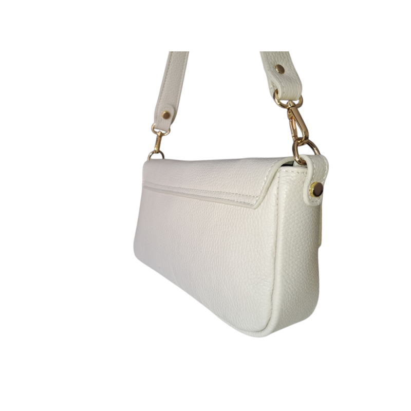 Malá béžová kožená kabelka AA00017