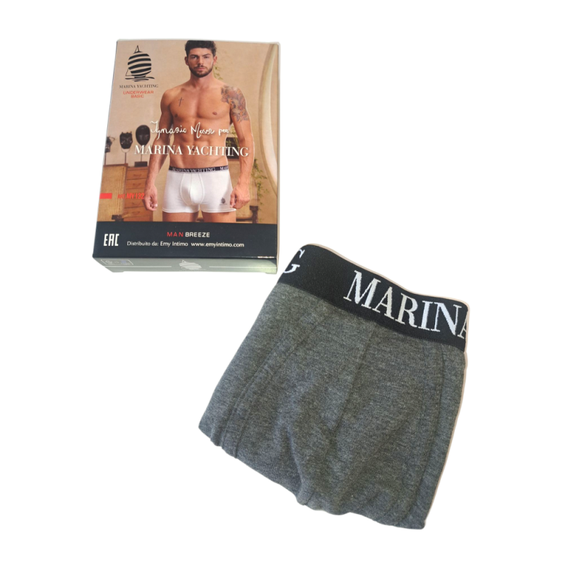 Pánske sivé boxerky Marina Yachting MY 132/E Grey