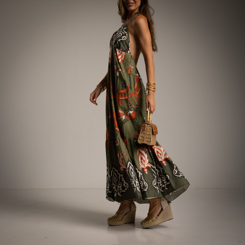 Dlhé bavlnené šaty WA 32